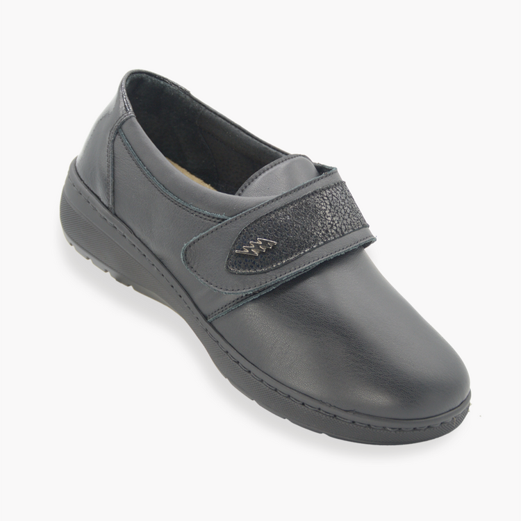 Pantofi medicali elastici GEORGIA cu branț Tech-Pur® detașabil